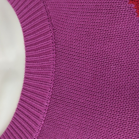 Laurie Felt Viscose Two-Tone Color Block Sweater - Picture 9 of 16